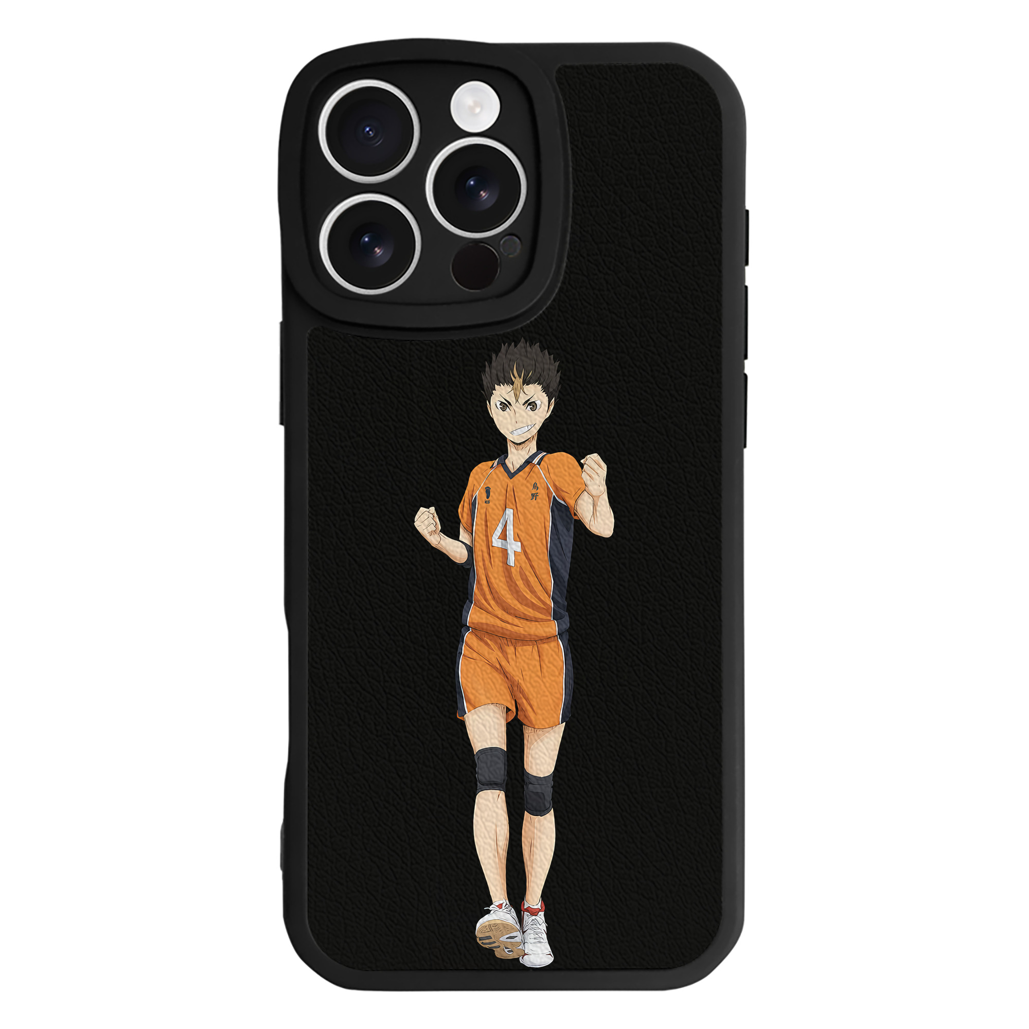 （画像用） ハイキュー!! Haikyu!! 【iPhone 16シリーズ対応】シリコンスマホケース（レザー調） 材質：シリコン